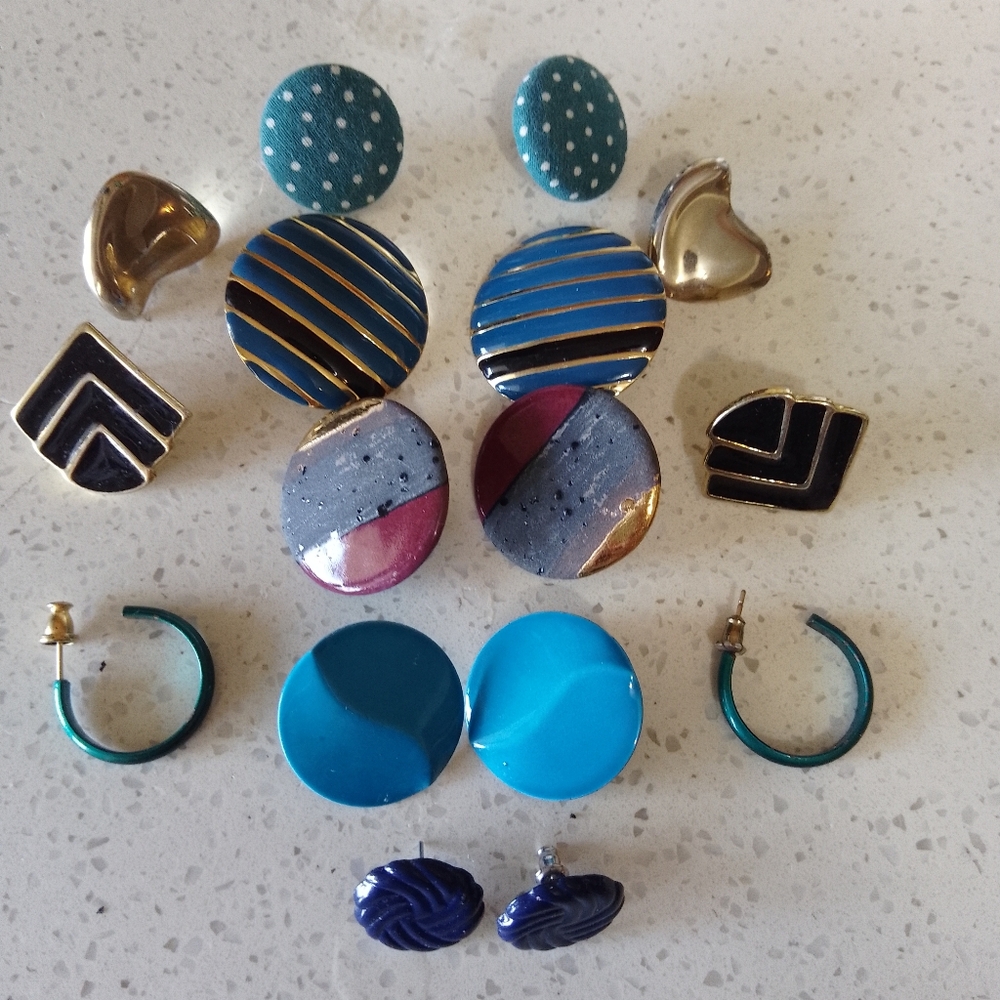 Vintage Post Earrings